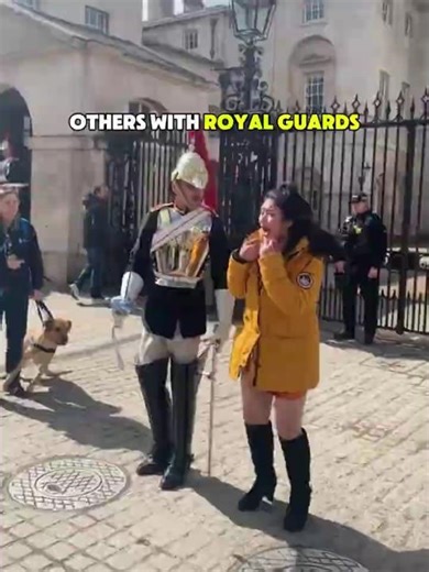 Royal Guards React to Public Behavior