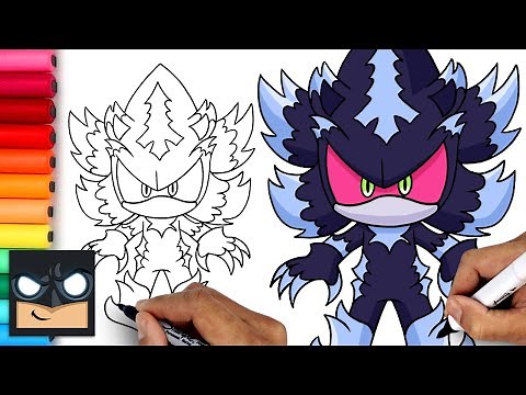 How To Draw Mephiles | Sonic Forces
