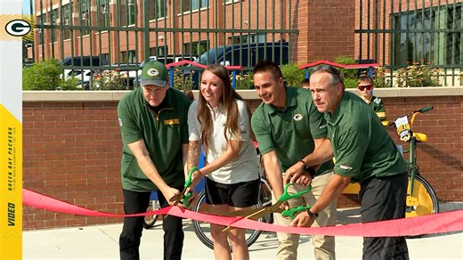 Packers training camp opens with DreamDrive ribbon cutting ceremony