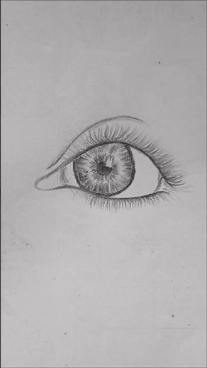 How to drow eye👀 real#drawingtutorial #drawingtechniques #art