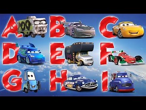 Learning Disney Pixar Cars Characters Lightning Mcqueen Alphabet Part 1