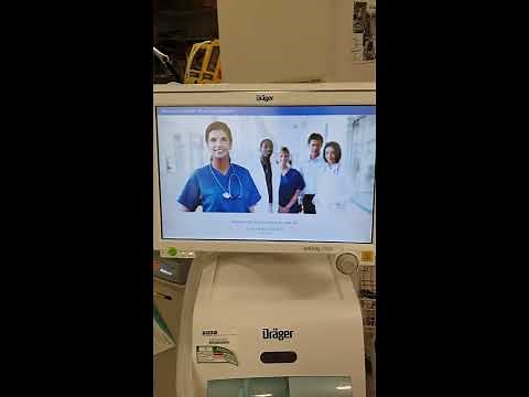 Draeger C(V)500 ventilator circuit check and basic ventilation settings