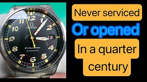 Restoring an Omega Dynamic that’s never been opened before