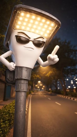 When Lights Start Talking 😳💡 | Old Bulb vs LED vs Tube Light vs Street Light#shorts #ai #bulb #aiart