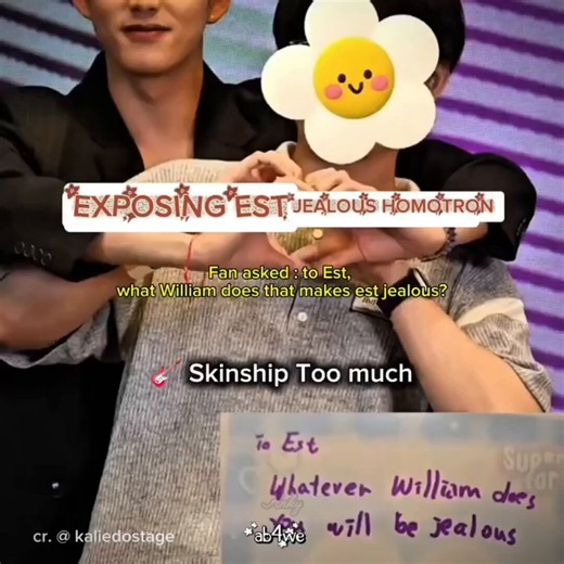 Jealous Est is always a visual treat, he becomes a teritorial kitty for his Willy 😺 😜 🤭 #WilliamEst #est_rvp#williamjkp #วิลเลี่ยมเอส