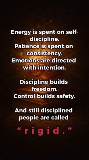 Why Discipline Looks Rigid to Others #psychologyfacts #discipline#selfmastery