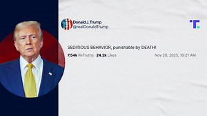 White House addresses President Trump’s ‘Seditious behavior, punishable by death’ social media post