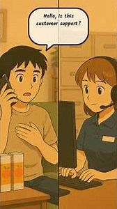 📞 Customer Support Call | Wrong Delivery Problem – English Conversation for Beginners 💬 #animated