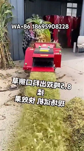 Crusher, multi-functional crusher, can grind, shred, and crush straw, corn, etc. #crusher #farming