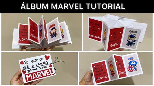 PLANTILLA ► https://www.regalasiempreamor.club/2024/02/album-marvel.html | Regala Siempre Amor