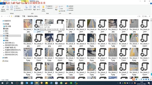 盲道识别及损坏分割数据集labelme格式995张2类别
