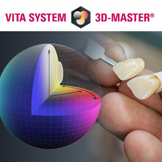 The three dimensions of tooth shades For a physical point of view, shades are defined in three dimensions: value, chroma and hue. VITA SYSTEM 3D-MASTER follows this scientific system, and comprehensively covers the natural tooth color space with 26 shades. Discover VITA SYSTEM 3D-MASTER: https://bit.ly/3lErFKp #vitazahnfabrik #vitaperfectmatch #vitashade #vita3dmaster | VITA Zahnfabrik