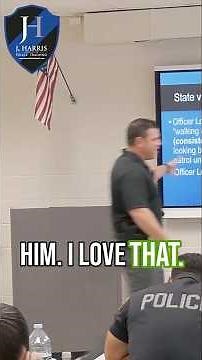 Newark NJ Police Apprehend an Armed Felon in State v Arrington (J. Harris Training Classroom Clip)