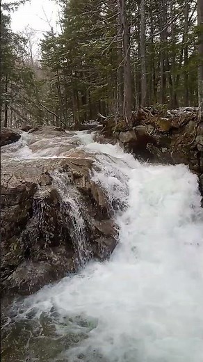 waterfalls 4/20 2026 Franconia Notch State Park