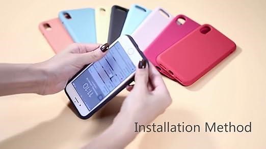 Compatible with iPhone Xs\/X Case, iPhone 10 Case, JASBON Liquid Silicone Phone Case with Free Scr...