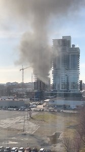 10K views · 50 reactions | UPDATE : Fire is now out . It broke out on the 10th floor and Roof of the building under construction . HFX ALERT sent out a message to close windows and turn off Air Exchangers as the smoke maybe toxic. ALL workers are safe !!! Taken from the window of our sister station City News 957 Building on fire at Robie and Almon | JACK 92.9 Halifax | Facebook