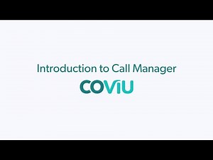 Introduction to the Call Manager