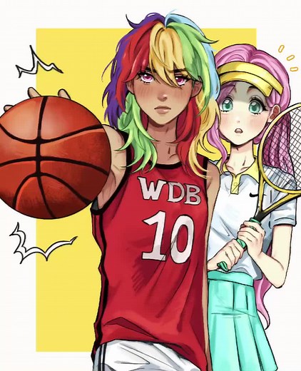 My Little Pony Fluttershy and Rainbow Dash Headcanon