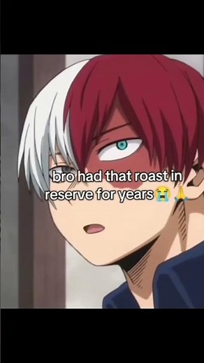Shoto just roasted his father #mha #todoroki #animeedit #notmyvid