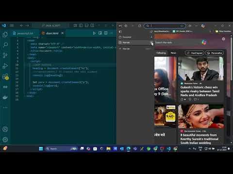 16. DOM Introduction & Methods in JavaScript by Ashoka Sir | FSD | #RVIT
