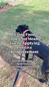 1.8K views | Food does not always = positive reinforcement. Behavior...