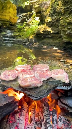 Outdoor Cooking: Grilled Seafood in the Forest
