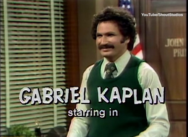 Iconic opening sequence from the classic series 'Welcome Back, Kotter' in 1975