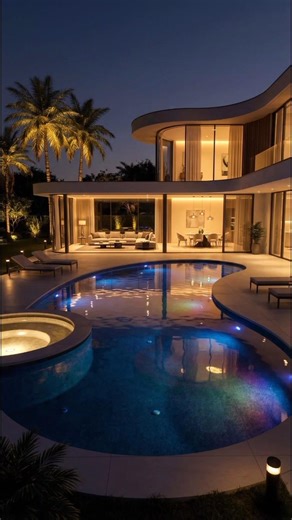 Luxury Villa with Pool Transformation | Dream Modern House Timelapse