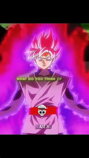 Goku Black Rosé in Roblox is INSANE! 🔥 #DragonBall #Roblox