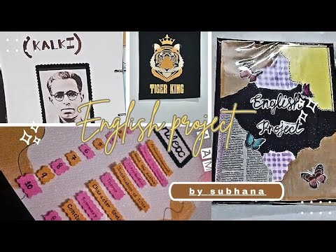 ENGLISH PROJECT File | Class XII |CBSE | The Tiger King | 2024-2025