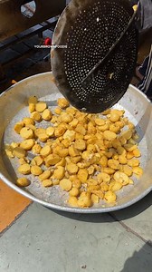 9.5M views · 125 reactions | Savoury stuffed pastry fried in Engine Oil? | Yourbrownfoodie | Facebook