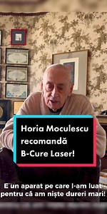 Maestrul Horia Moculescu a reușit să-și tratezele durerile mari cu B-Cure Laser, dispozitivul medical destinat opririi durerii și vindecării sursei acesteia!✅ #foryou #foryoupage #fy #fyp #romania #vedeta #horiamoculescu #sanatate #laser #medical #dureri #durerimusculare #dureriarticulare #durericronice #bcurelaser #5pasidebine #misiuneatiktok