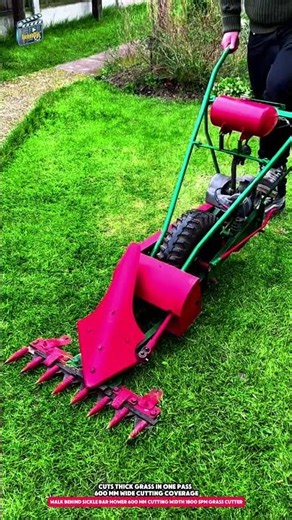 Walk Behind Sickle Bar Mower 600 mm Cutting Width 1800 SPM Grass Cutter for Tall Field