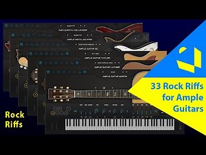 33 Rock Riffs for AmpleSound Guitars preview