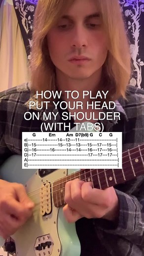 Mastering the Guitar Intro: Paul Anka's 'Put Your Head on My Shoulder'