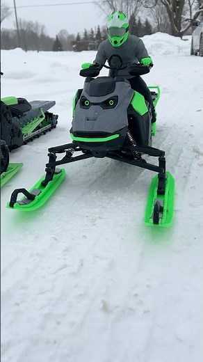 RC Snowmobile fun with Travis and the Skeeride2