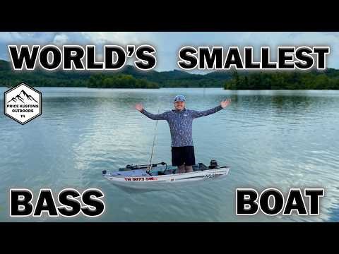 I Bought The Worlds SMALLEST Bass Boat!!! BIG Mistake??? #bassfishing #bassboat #tinyboat