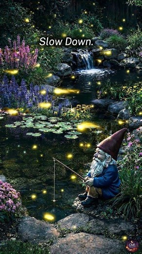 🌙 Dream Garden at Night — Fireflies, Waterfall & Soft Nature Sounds Loop #garden #asmr #nature #calm