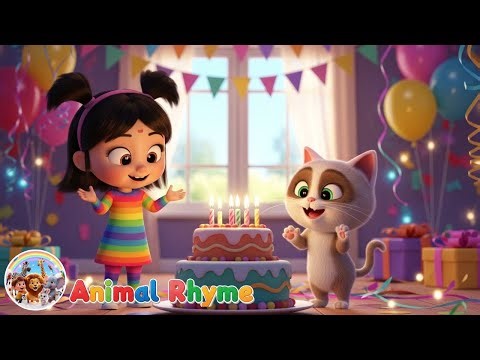 Happy Birthday Meow Meow Cat Song | Sing with Bella & Fun Celebration Rhyme for Kids