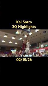 Kai Sotto 2nd Quarter Highlights | Koshigaya Alphas vs Sunrockers Shibuya #kaisotto #highlights