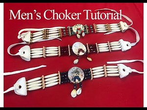 Wahzhazhe Cultural Center Men's Choker tutorial