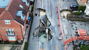 Sinkhole causes evacuations