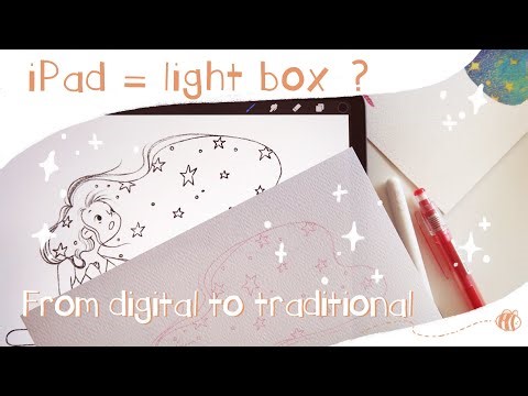 Using your iPad as a lightbox ✨ a little trick that will make your life easier