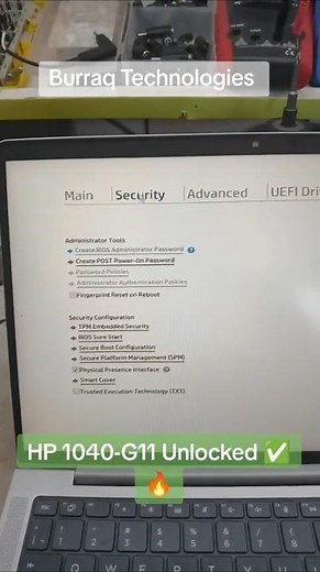 HP EliteBook 1040 G11 BIOS / Firmware Service Completed ✅