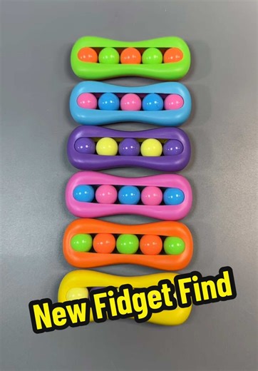 These little bead fidgets actually do a TON — rolling, spinning, clicking, popping the beads out, and even rubbing your fingers across the beads for that smooth, calming feel. I showed most of the ways to play in the video! Heads-up: the beads can pop outward, so I’d keep this one for older kids. Such a fun little desk toy — check it out in the cart! #tiktokshopblackfriday #bfcm #homeandelectronicsdeals #grandopeningbfcm #peapodfidget