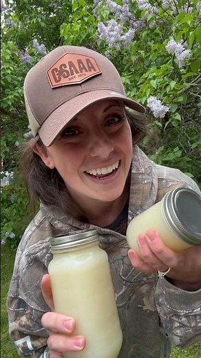 Rendering bear fat in the crock pot 🐻