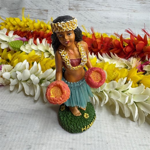 MINI Dashboard Hula Doll - Kinohe - Resin - Tiki Bar - New in Box - Etsy