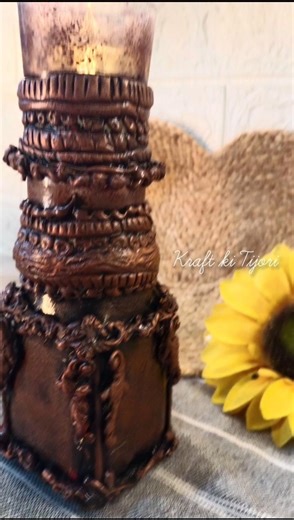 Repurposing🎨 Glass Jars: The Best Ideas💡#diy#shorts#trending#kraftkitijori#easy#craft#vintage