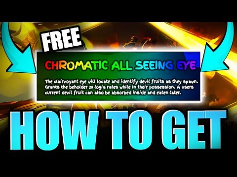 HOW TO GET CHROMATIC ALL SEEING EYE SHOWCASE In GRAND PIECE ONLINE ANNIVERSARY UPDATE! Roblox