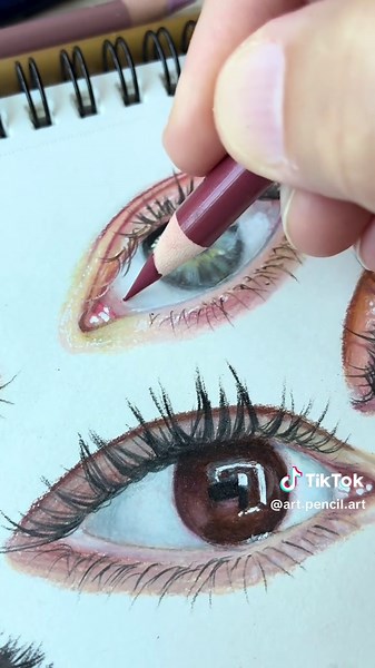 Drawing Realistic Eyes: Full Page Art Tutorial Part 10